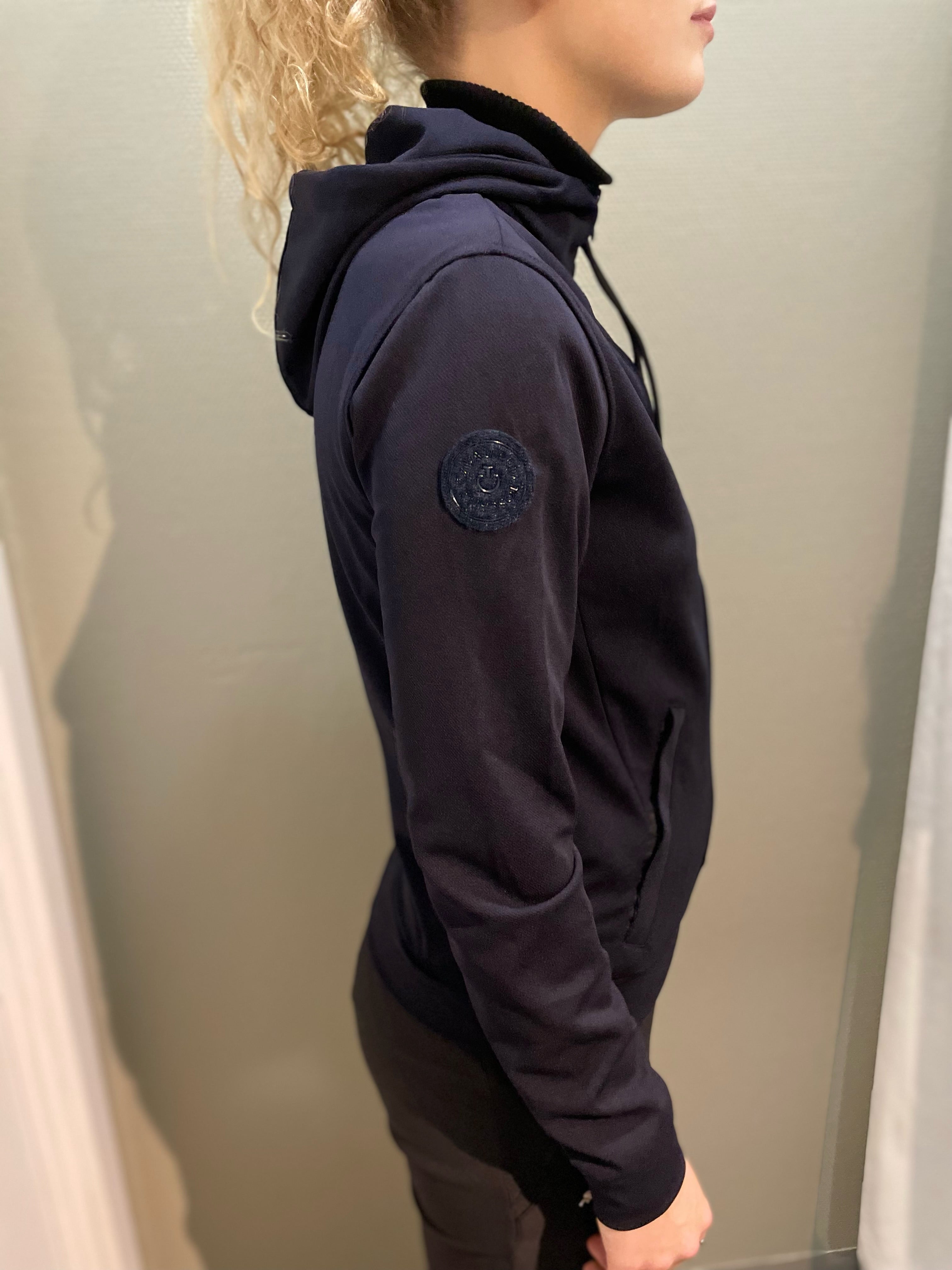 Cavalleria Toscana Diagonal Weave Zip Hoodie - OUTLET