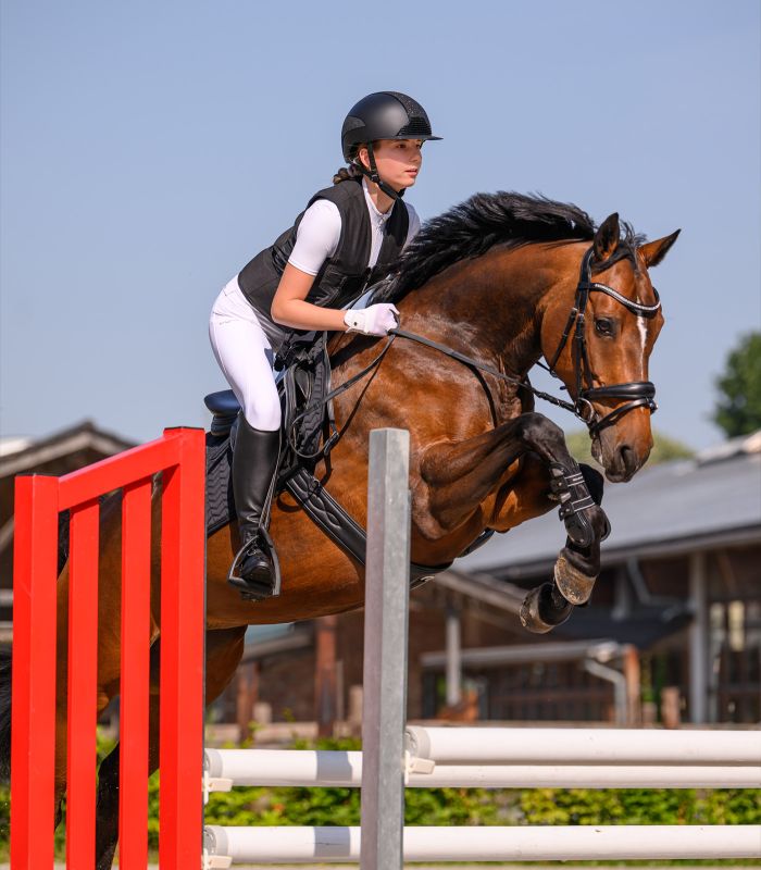 SWING Riding Helmet H24 Shine Matt Black