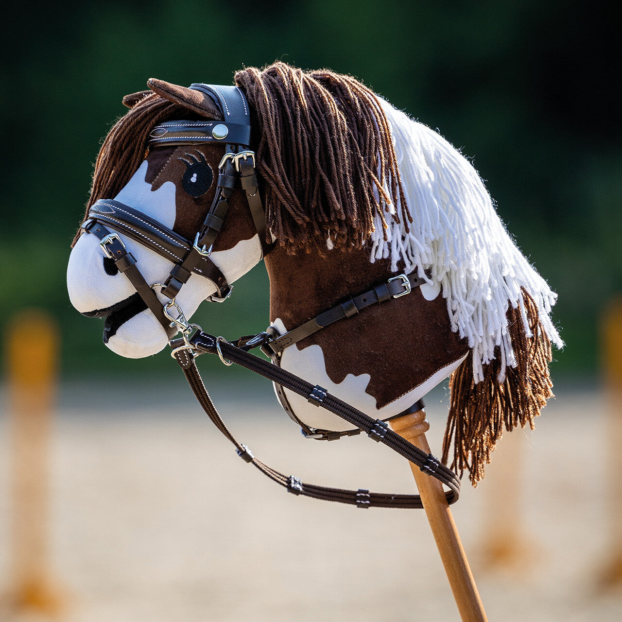 QHP Luxury Stitched Trense til Hobby Horse