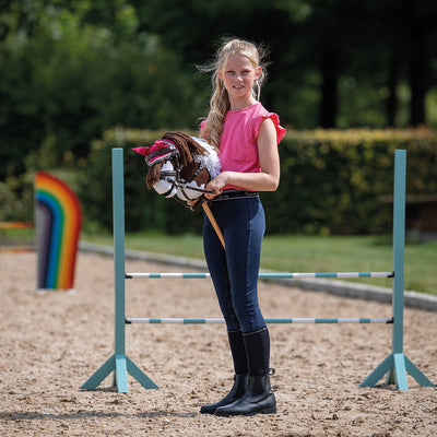 QHP Luxury Stitched Trense til Hobby Horse