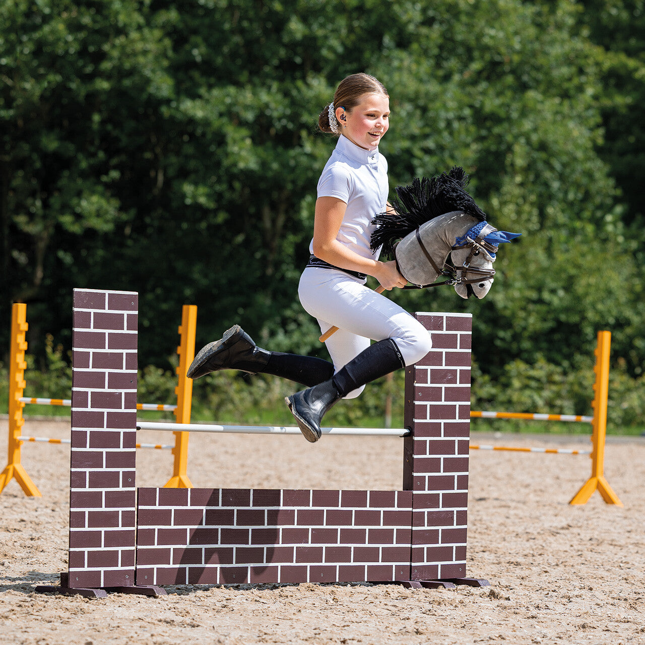 QHP Luxury Stitched Trense til Hobby Horse