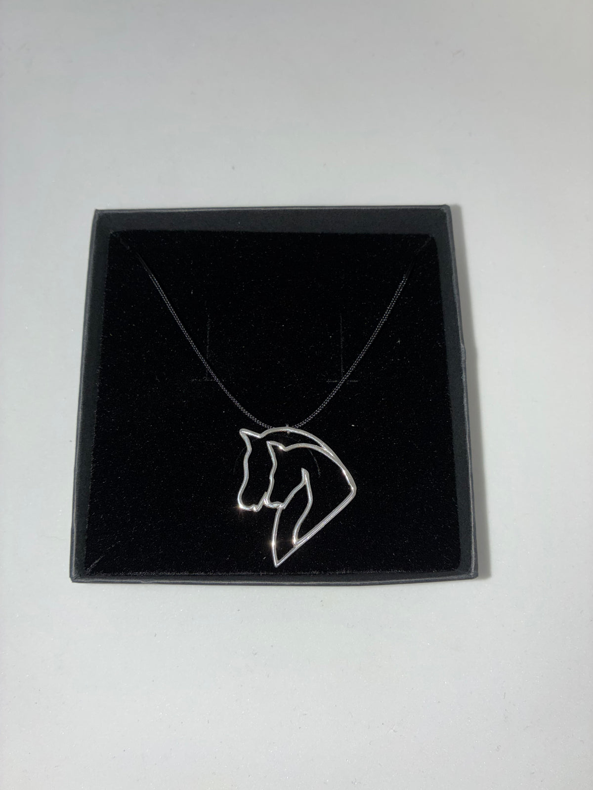 Jo´s Stering Silver Horses Necklace