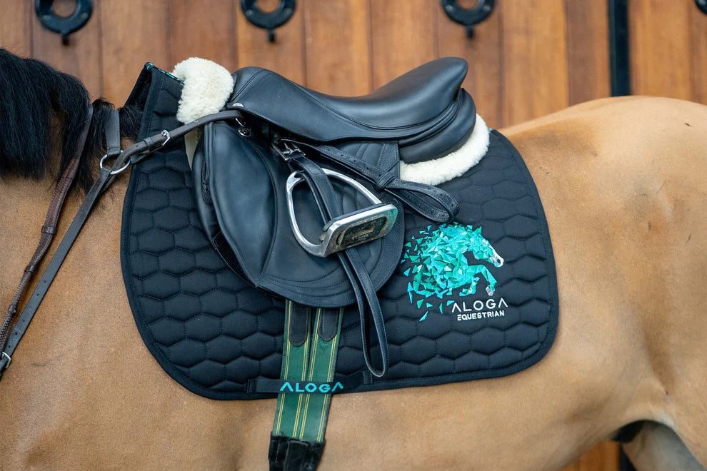 Aloga Jumping Saddle Pad With Logo