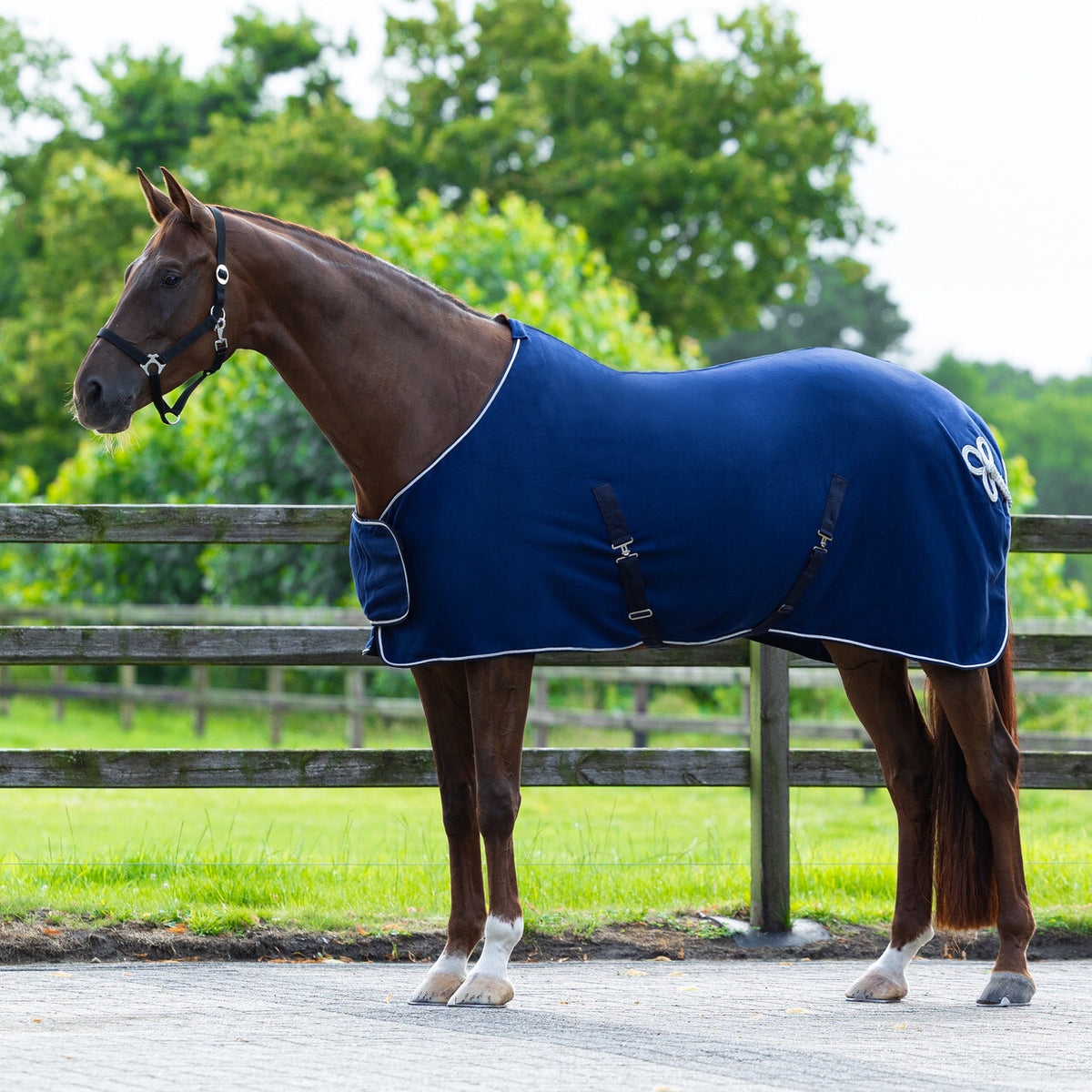 QHP Fleece Rug w. Ornament
