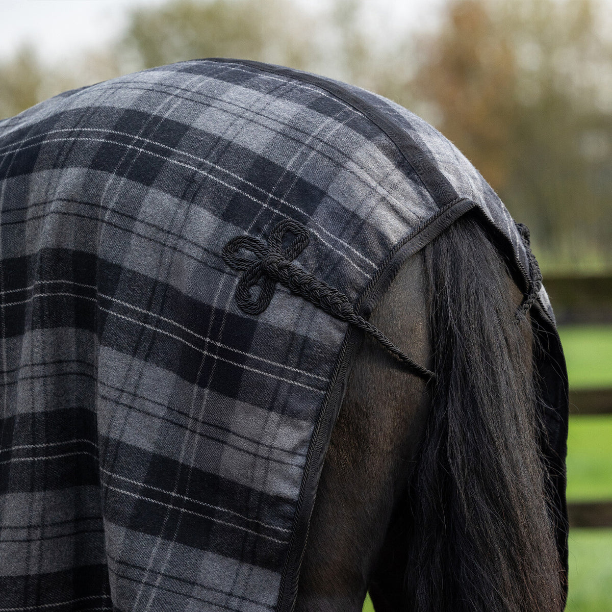QHP Wool Rug Check
