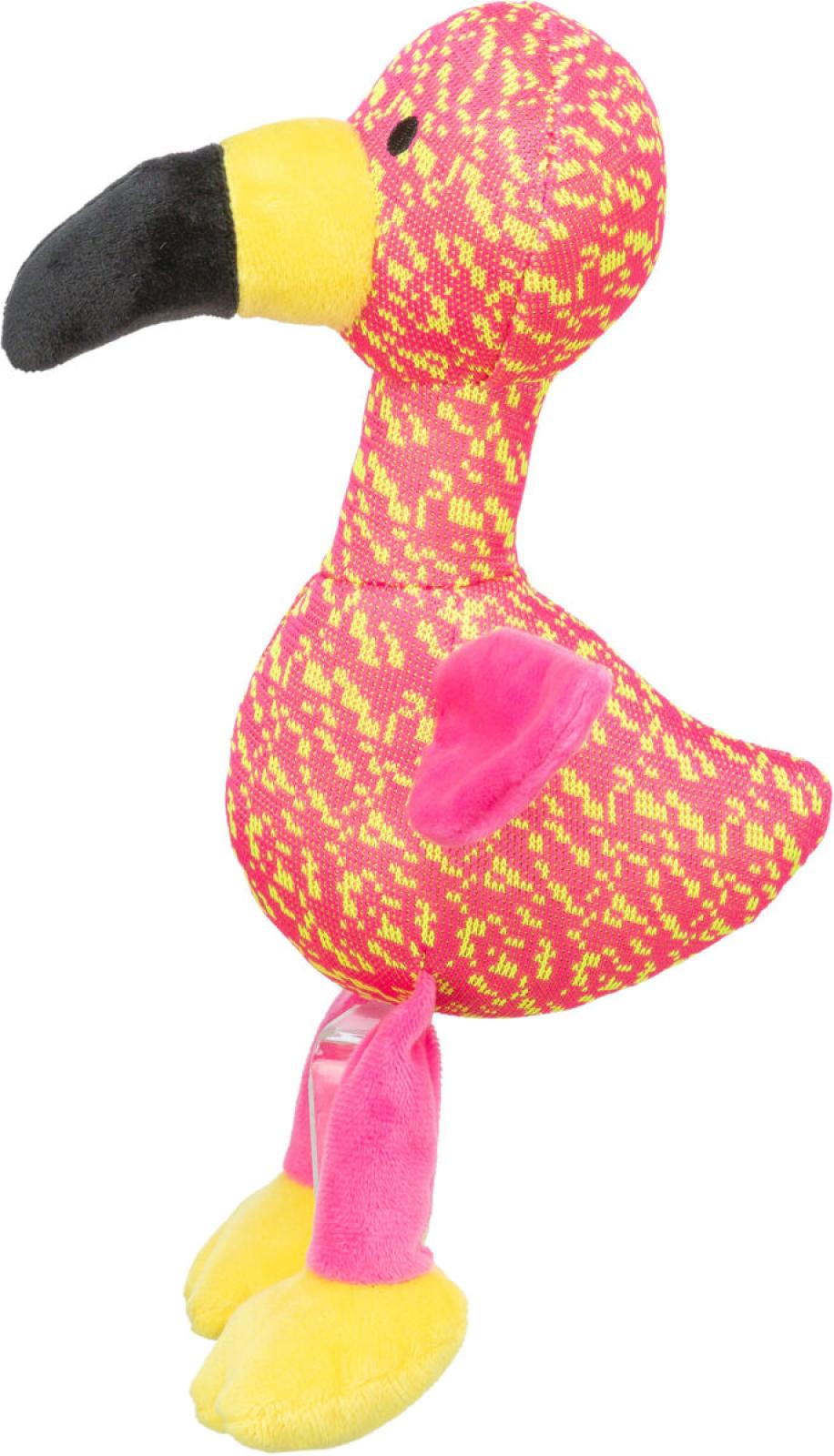 Trixie Flamingo Plys Legetøj Med Knitreeffekt