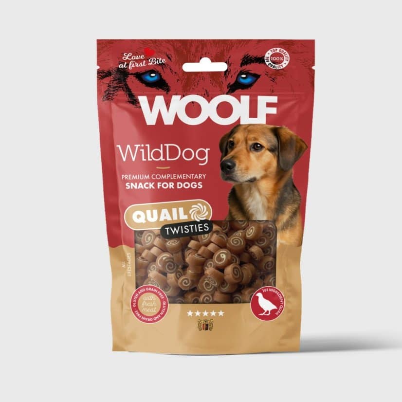 Woolf Wilddog Quail & Cod Twisties