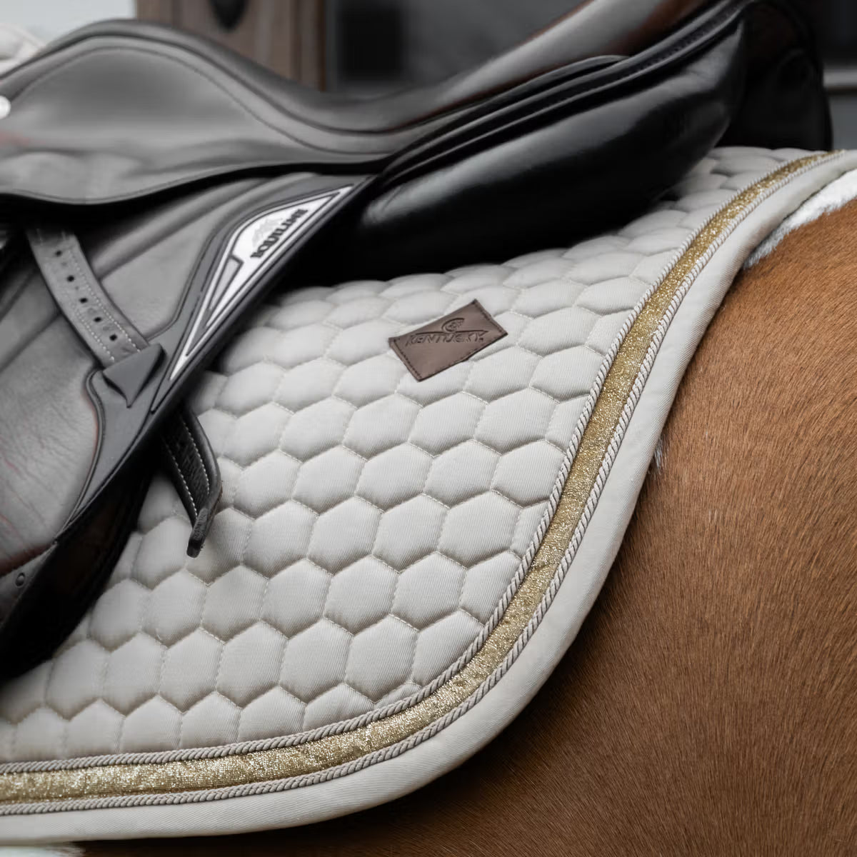 Kentucky Horsewear Jumping Saddle Pad Glitter Band