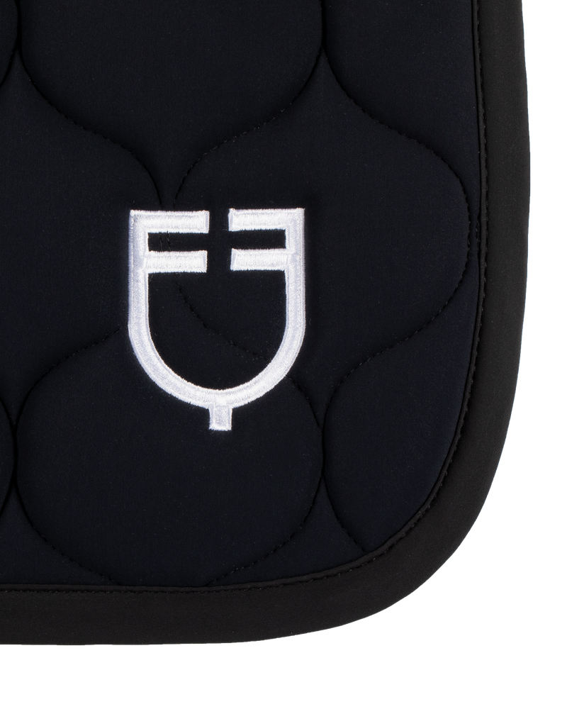 Equestro Jumping Saddle Pad Onion Jersey Black Line Edition