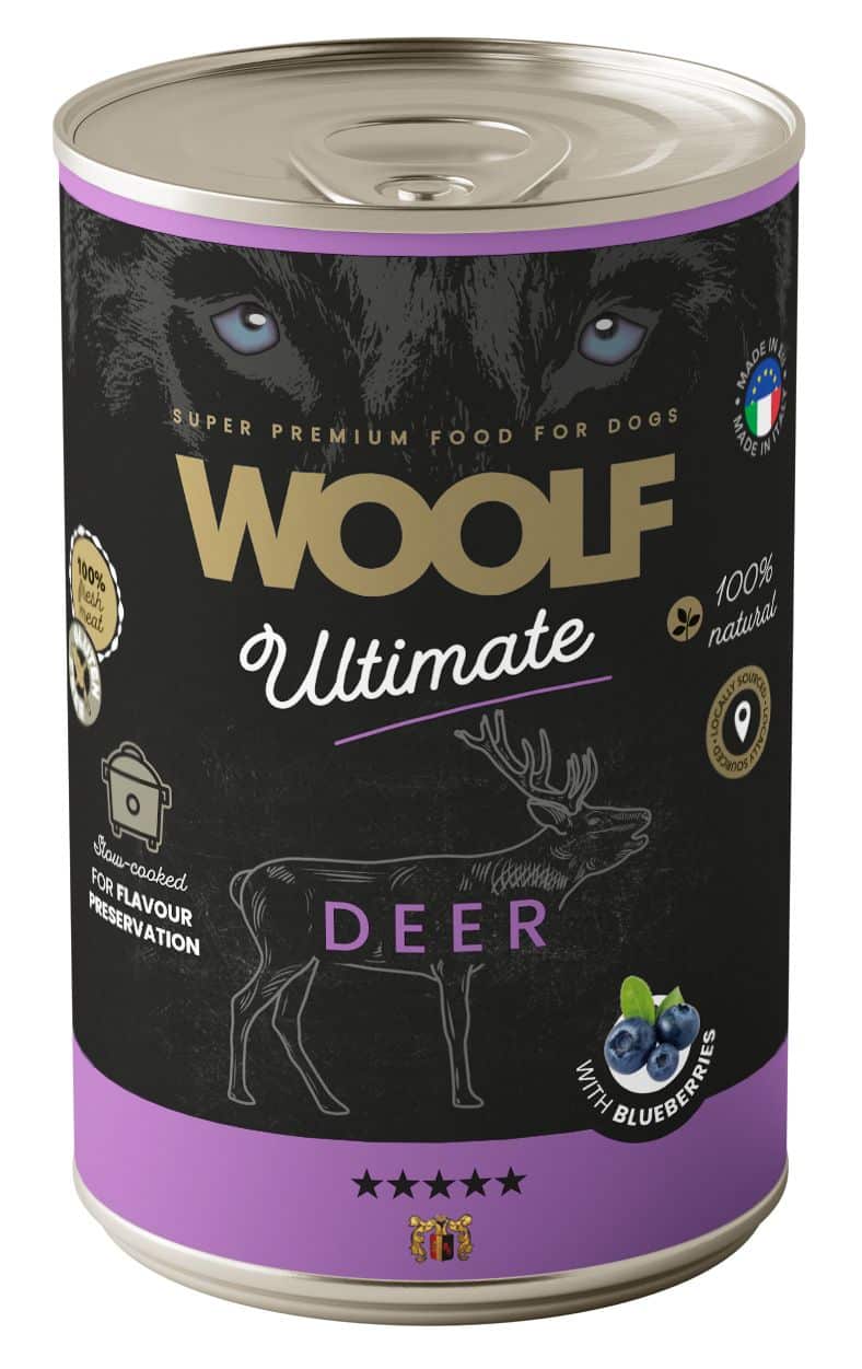 Woolf Ultimate Vådfoder Deer w. Blueberry