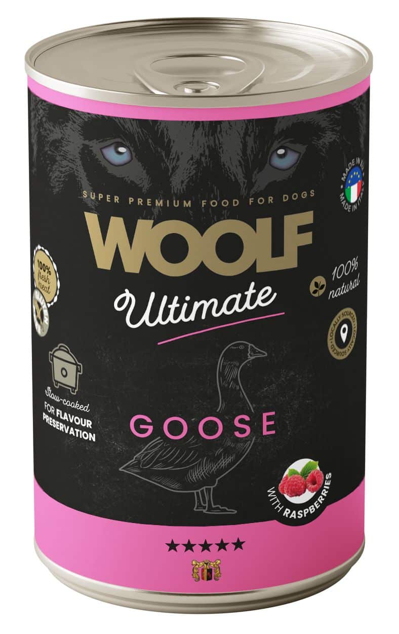 Woolf Ultimate Vådfoder Goose w. Raspberry