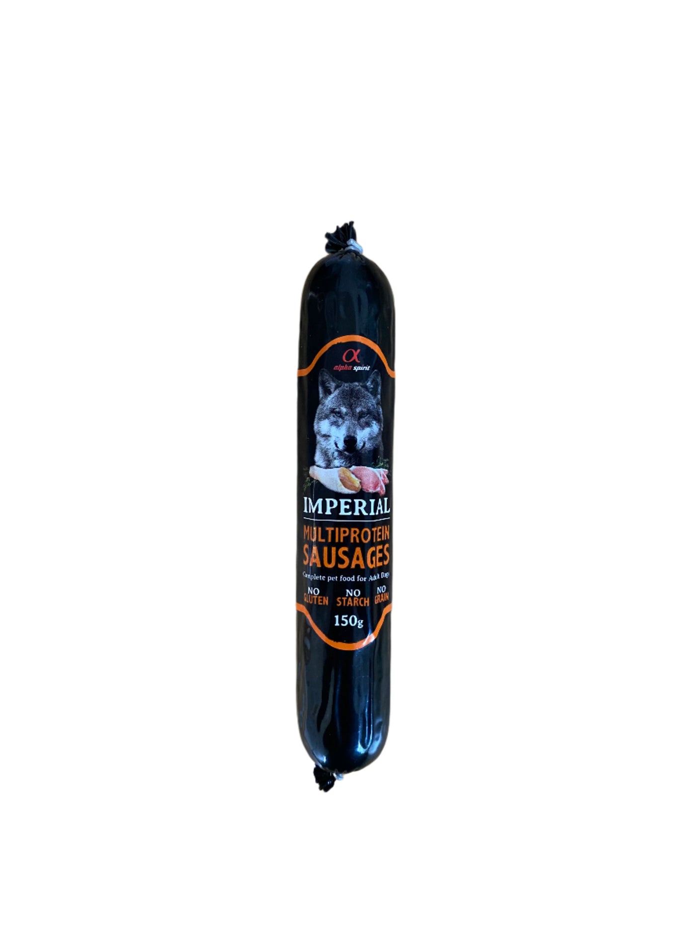 AlphaSpirit Multiprotein Sausage 150g.
