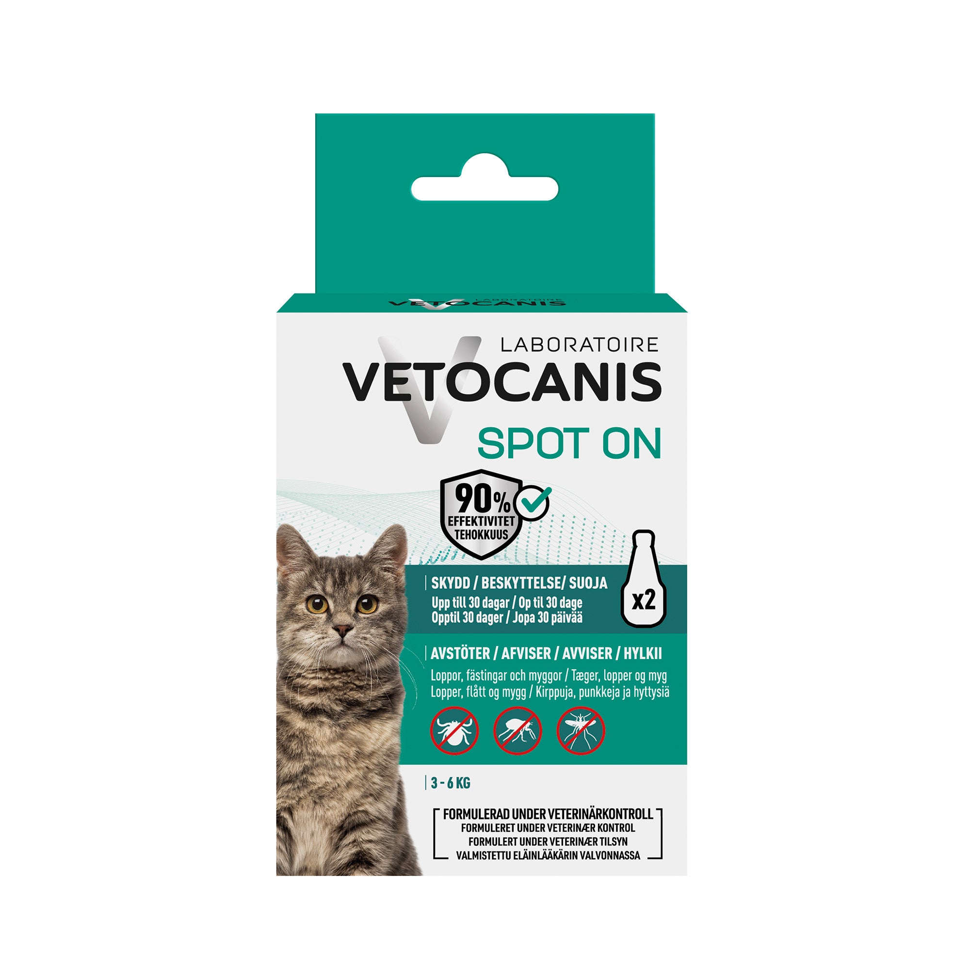 Vetocanis Anti-parasit Spot on Kat