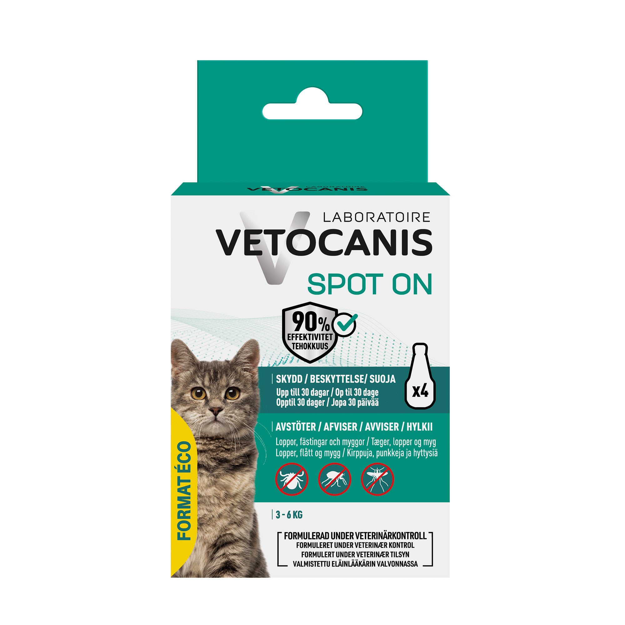 Vetocanis Anti-parasit Spot on Kat