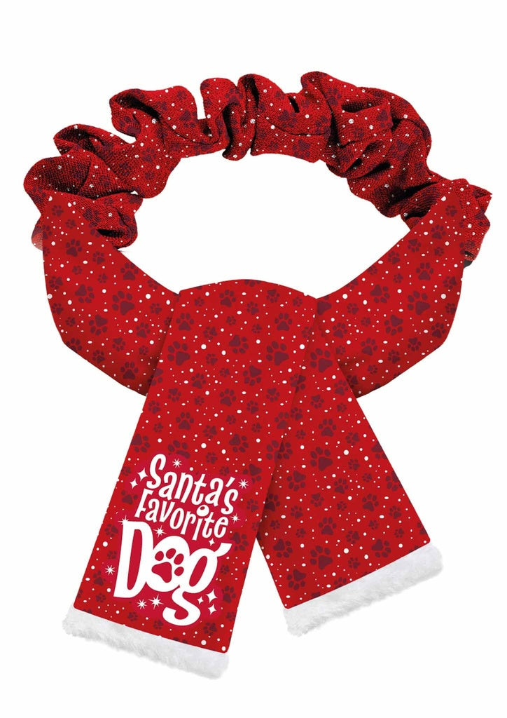 Merry Pets Favorit Dog Xmas Scarf w. Paws