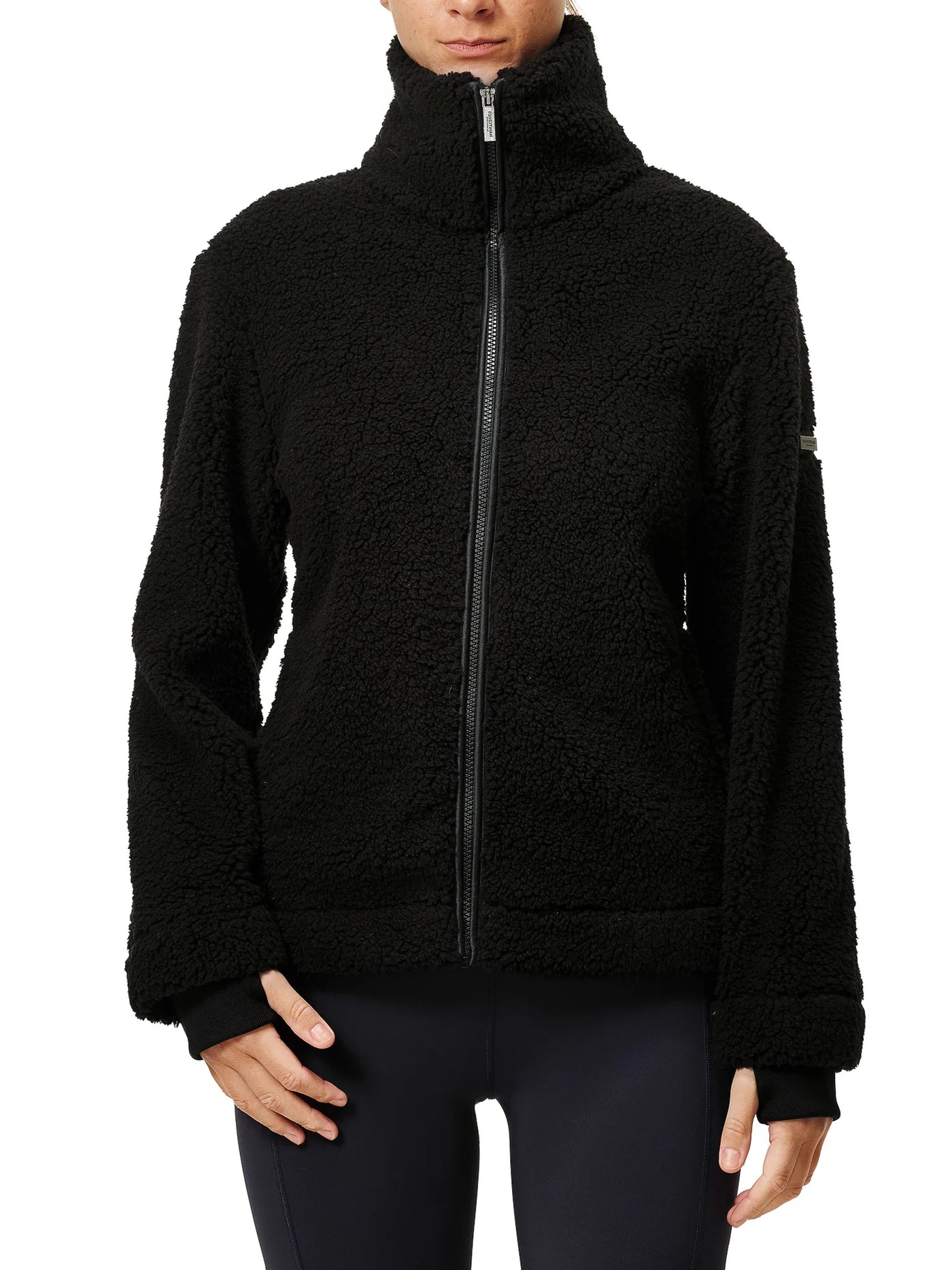 Equestrian Stockholm Teddy Fleece Jacket Black