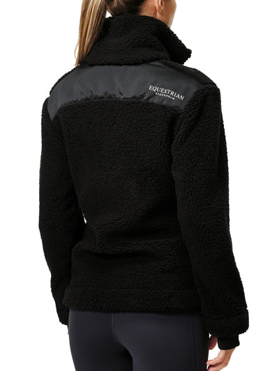 Equestrian Stockholm Teddy Fleece Jacket Black