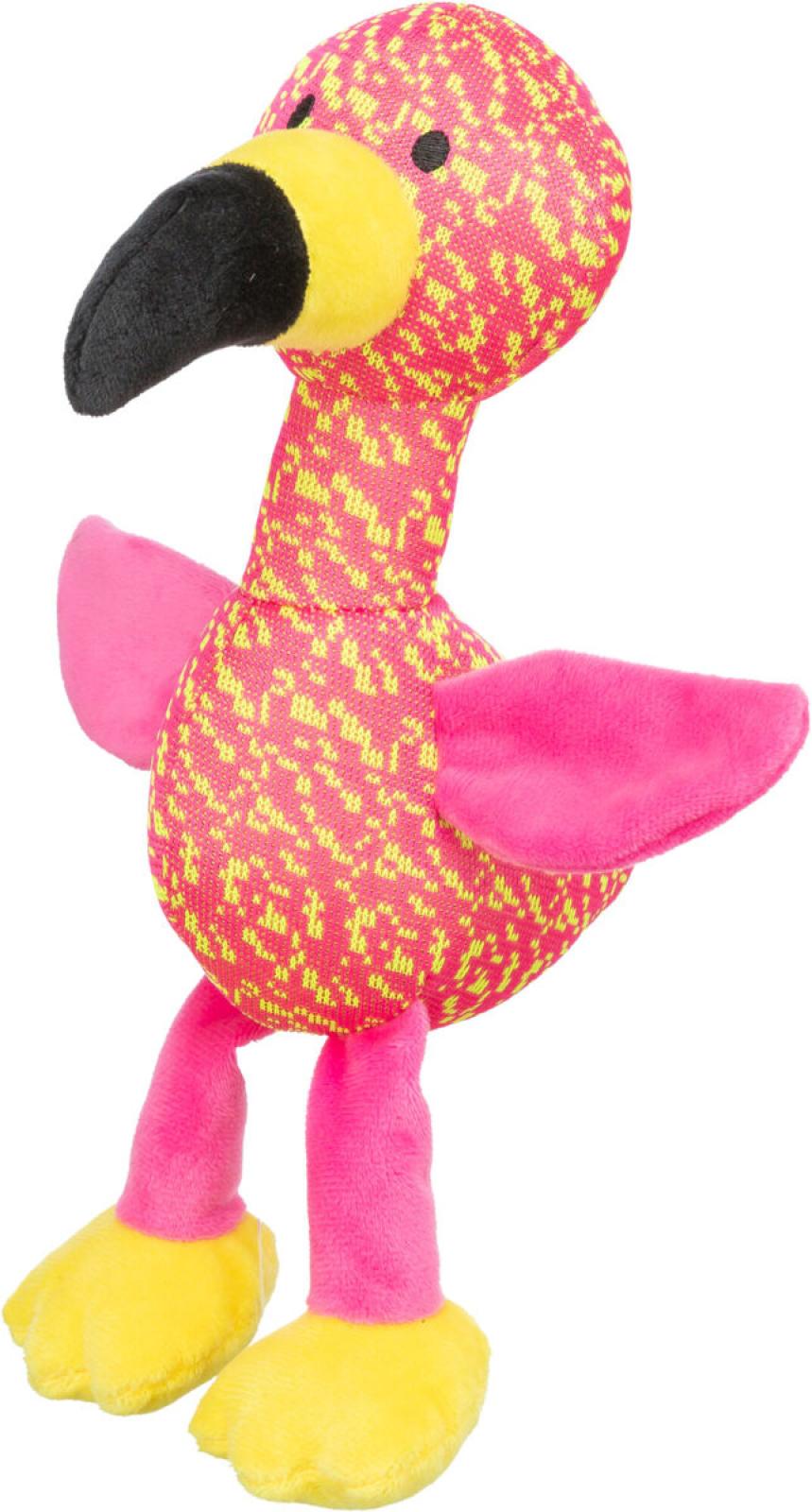 Trixie Flamingo Plys Legetøj Med Knitreeffekt