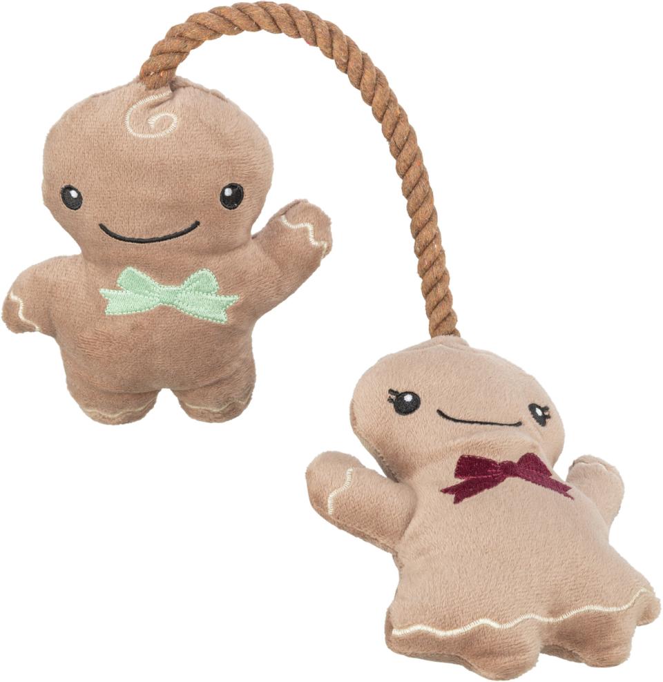 Trixie XMAS Gingerbread Couple On Rope