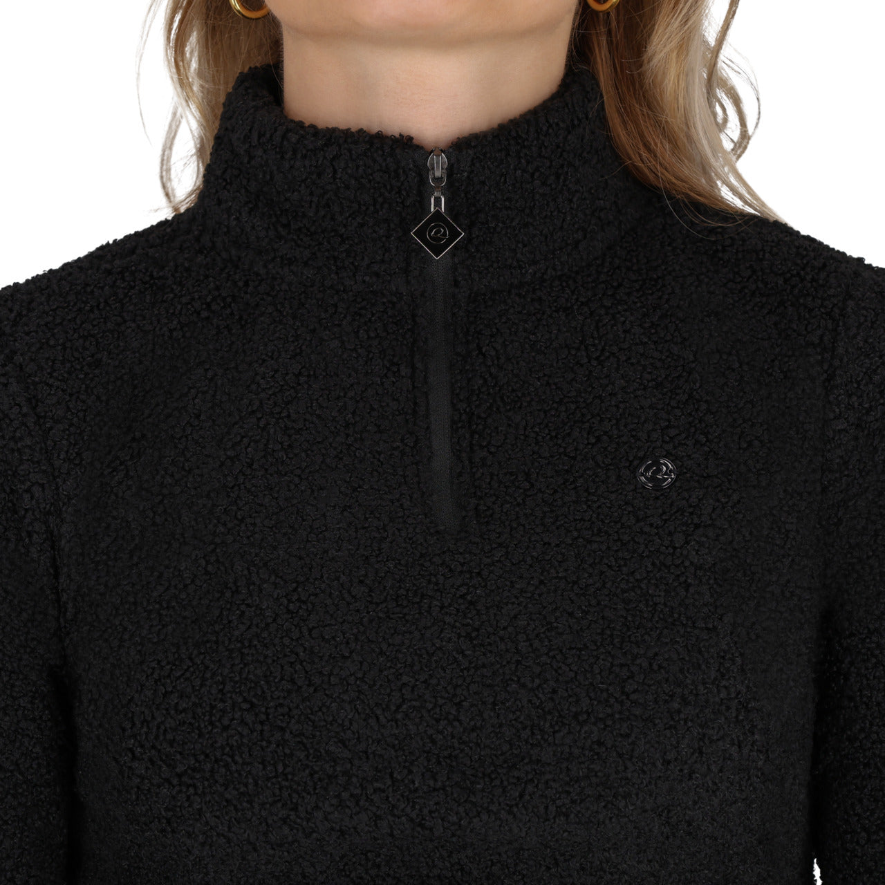 QHP Half Zip Teddie Sweater