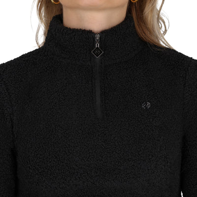 QHP Half Zip Teddie Sweater