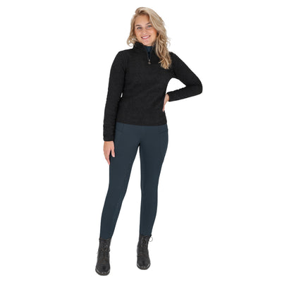 QHP Half Zip Teddie Sweater