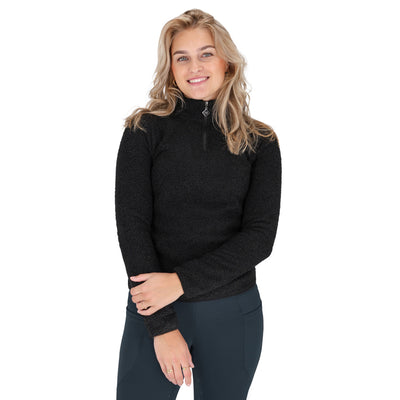 QHP Half Zip Teddie Sweater