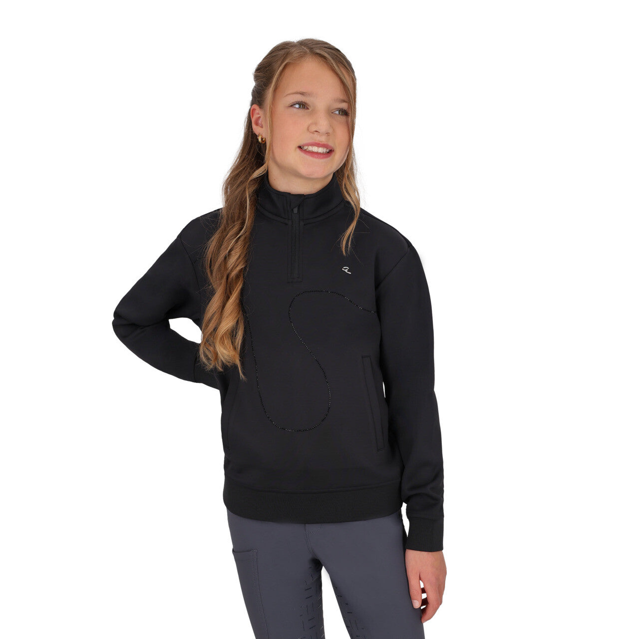 QHP Sweater half zip Livora Junior