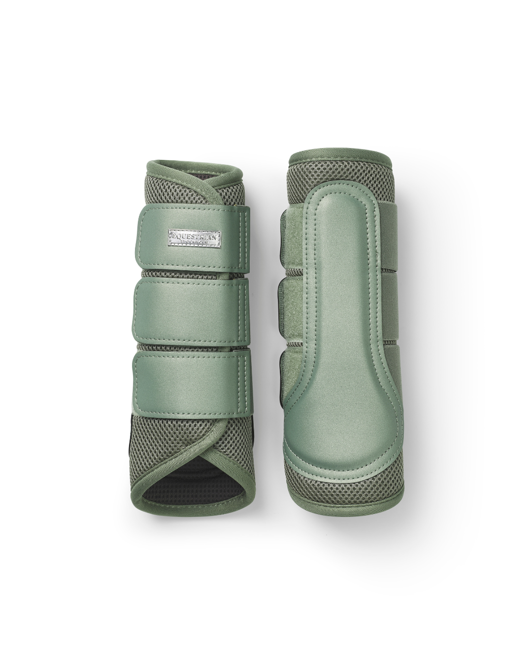 Equestrian Stockholm Classic Mesh Brushing Boots Pistachio White