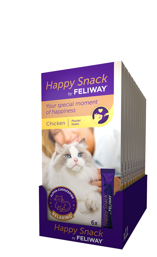 Happy Snack FELIWAY Per Gatti - Snack Rilassanti Al Pollo, 6 Stick Con Alpha-casozepina - Foto 2