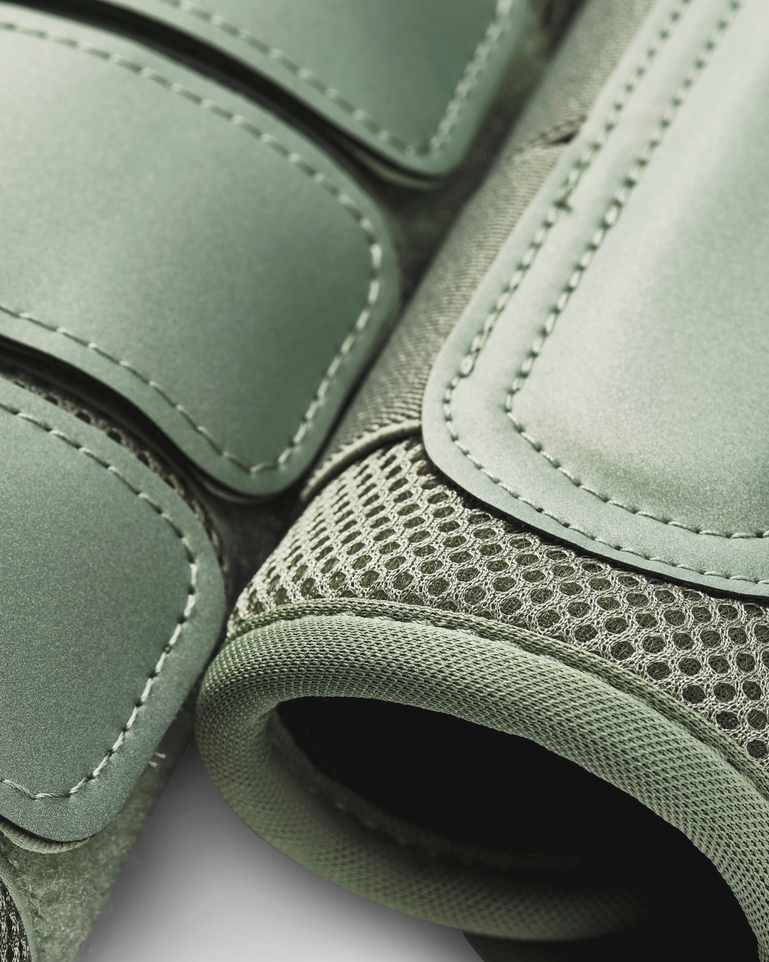 Equestrian Stockholm Classic Mesh Brushing Boots Pistachio White
