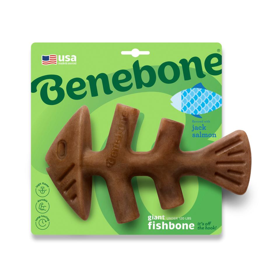 Benebone Fishbone tyggelegetøj