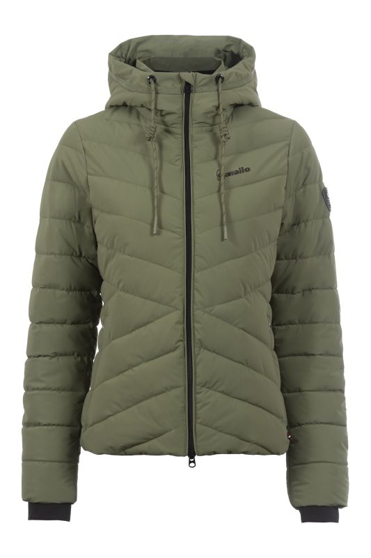Cavallo Cavalraven short quilted jacket