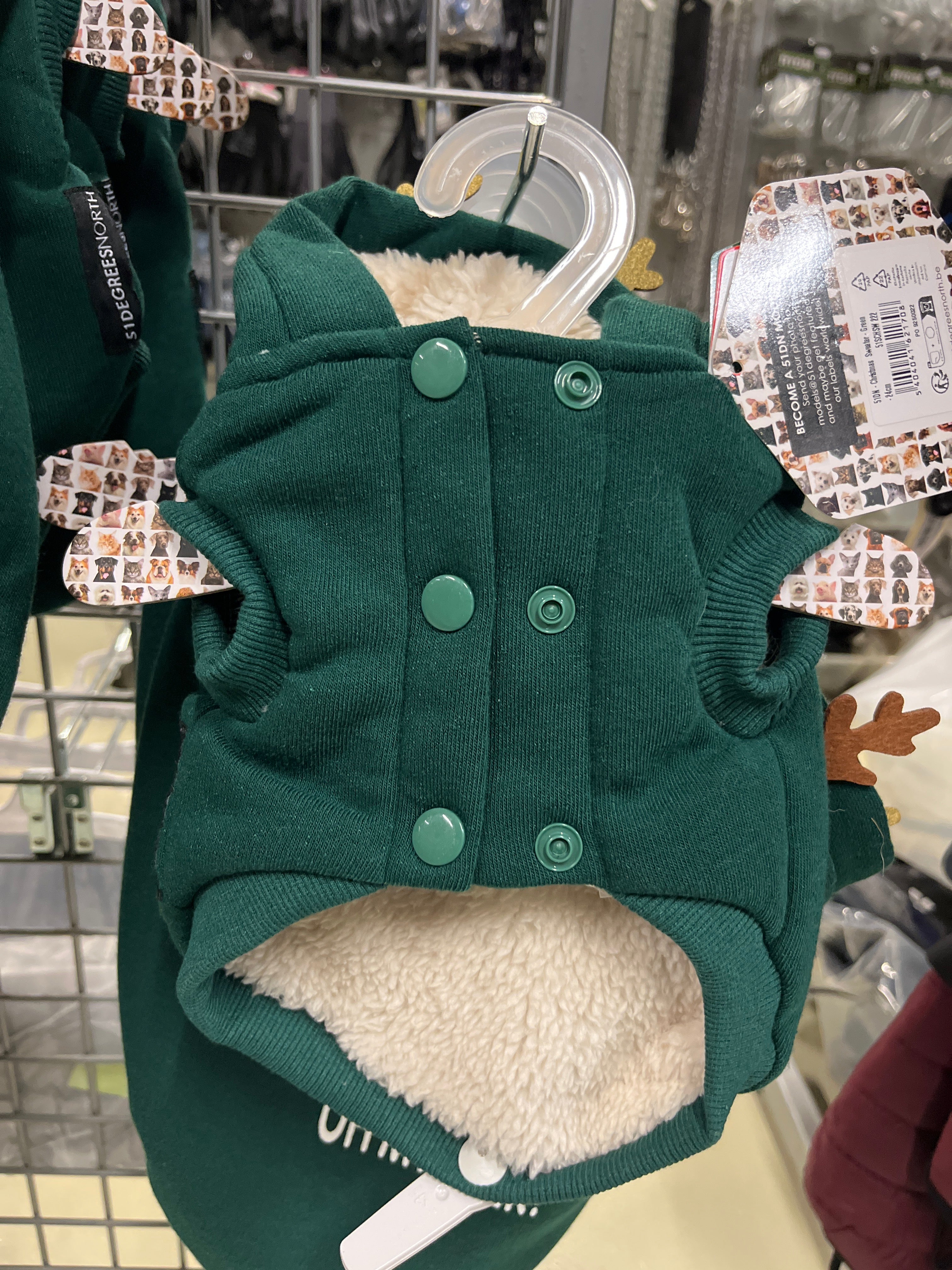 51DegreesNorth Christmas Sweater - Green -OUTLET