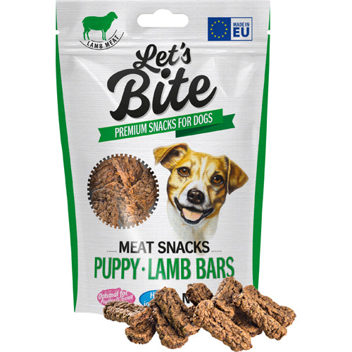 Let's Bite Meat Snacks Puppy Lamb