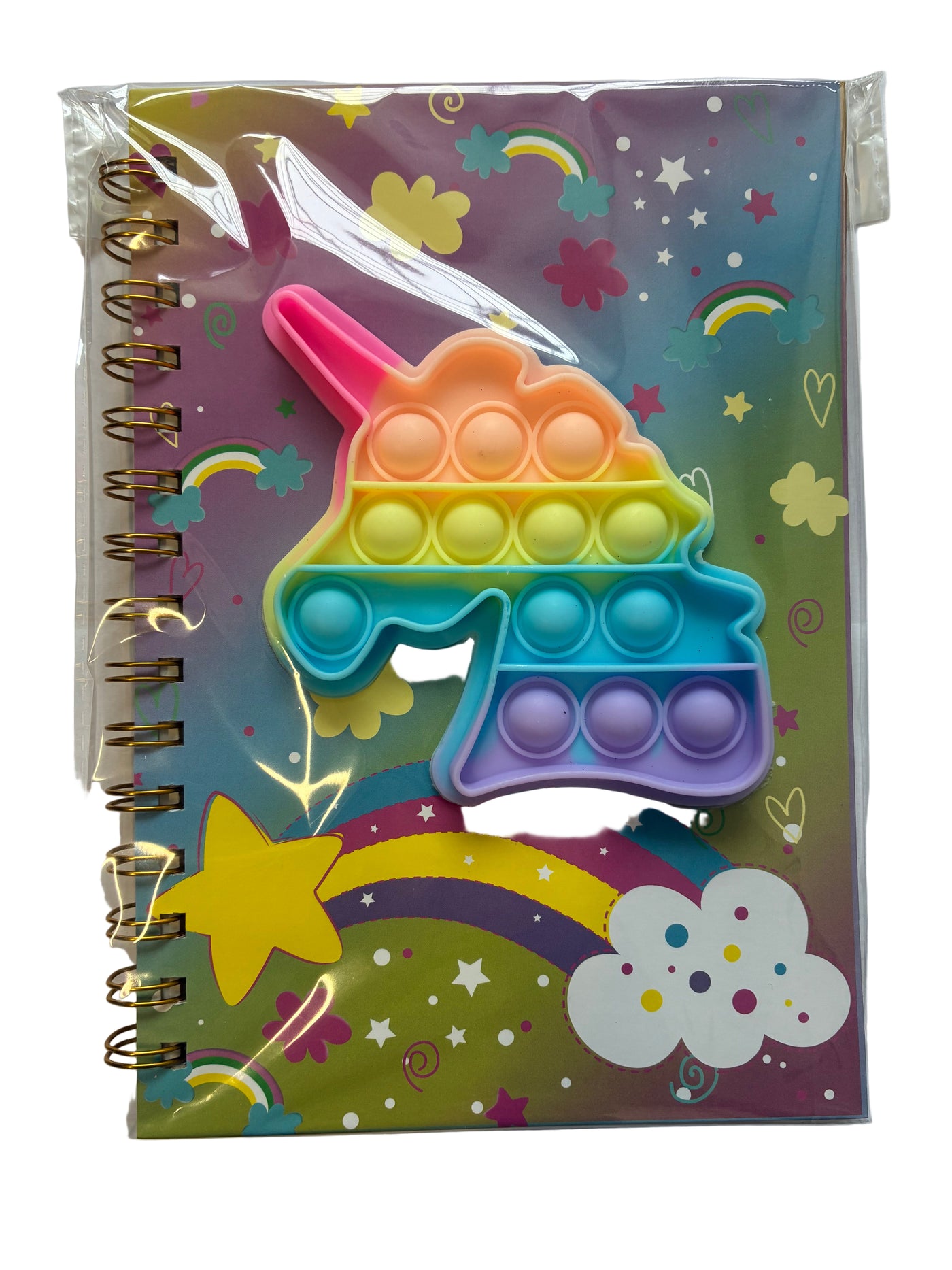 Equipage Unicorn Regnbue Notesbog