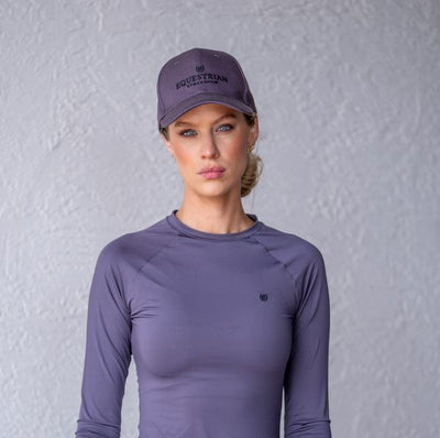 Equestrian Stockholm Cap Dark Violet
