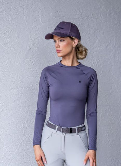 Equestrian Stockholm Cap Dark Violet