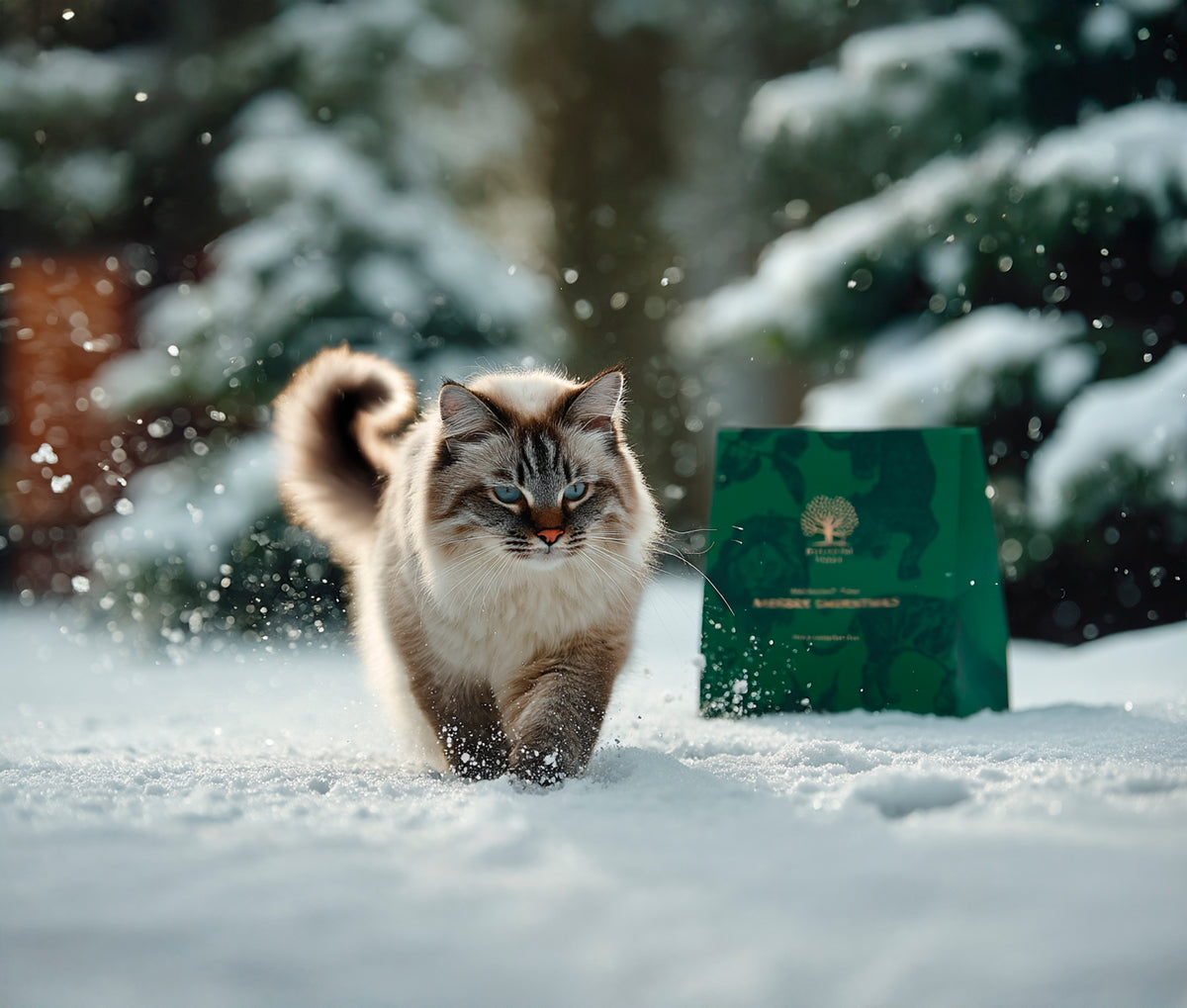 Essential Foods Christmas Present For Cat Limited Edition