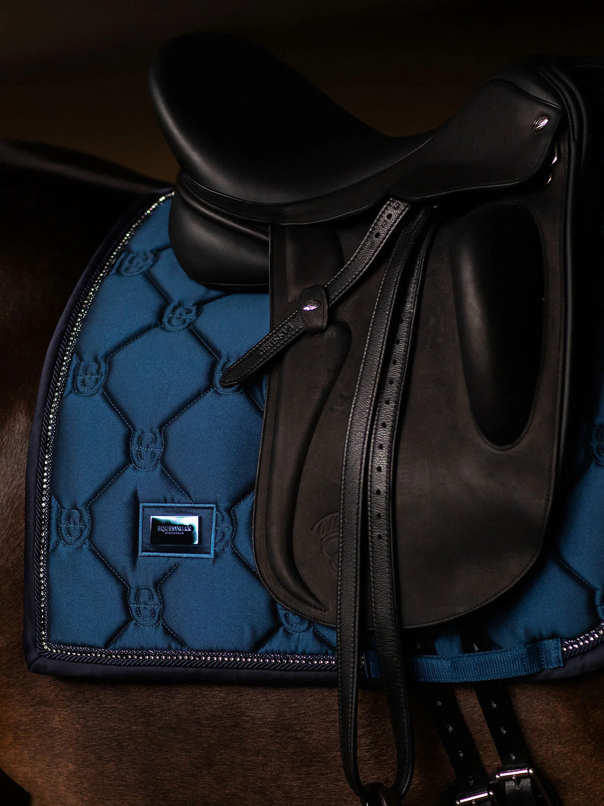 Equestrian Stockholm Crystal Shine Dressage Saddle Pad