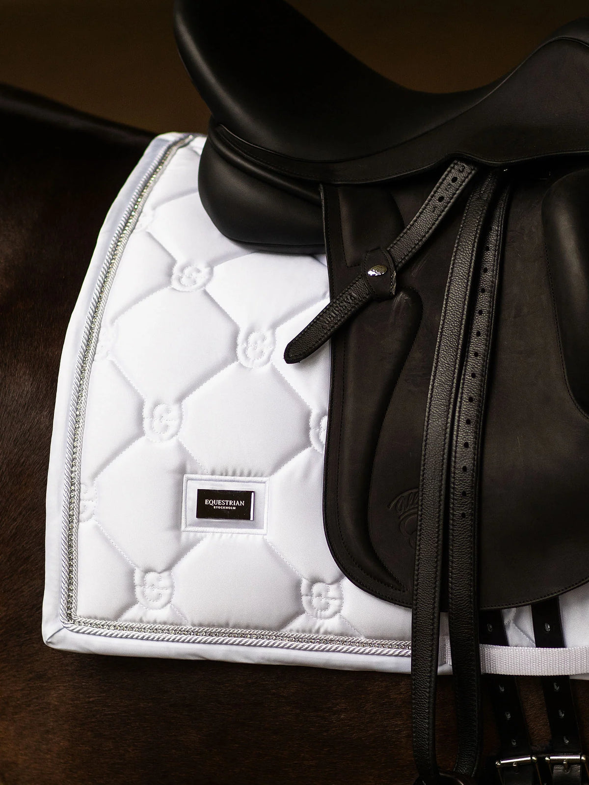 Equestrian Stockholm Crystal Shine Dressage Saddle Pad