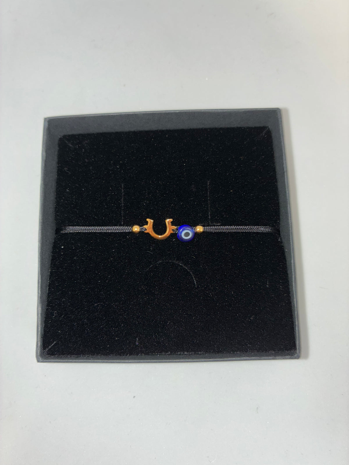 Jo´s Stering Silver Horseshoe Bracelet With Evil Eye