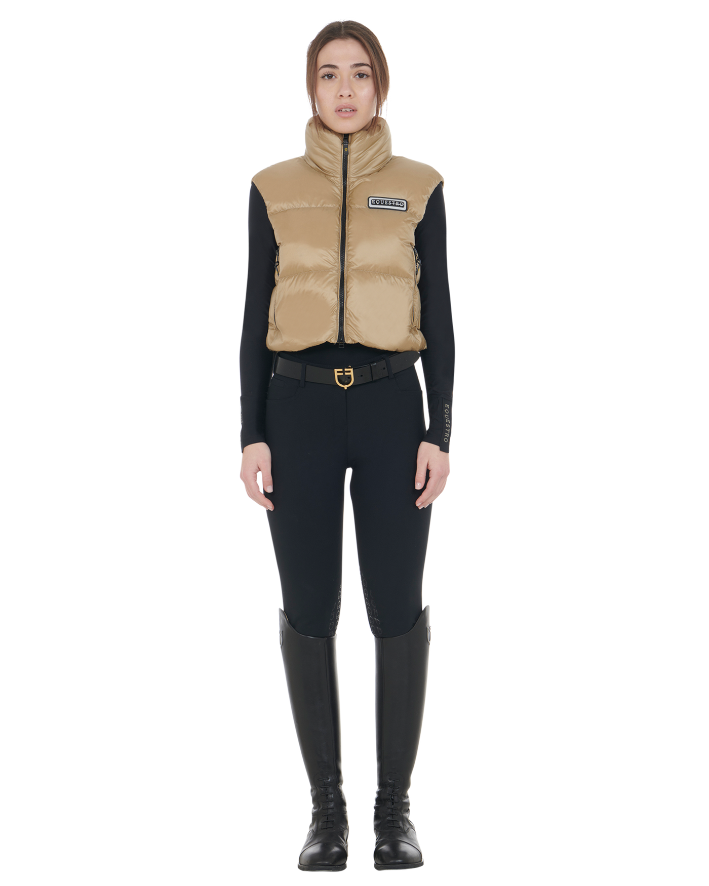 Equestro Cropped Rip Stop Vest - OUTLET