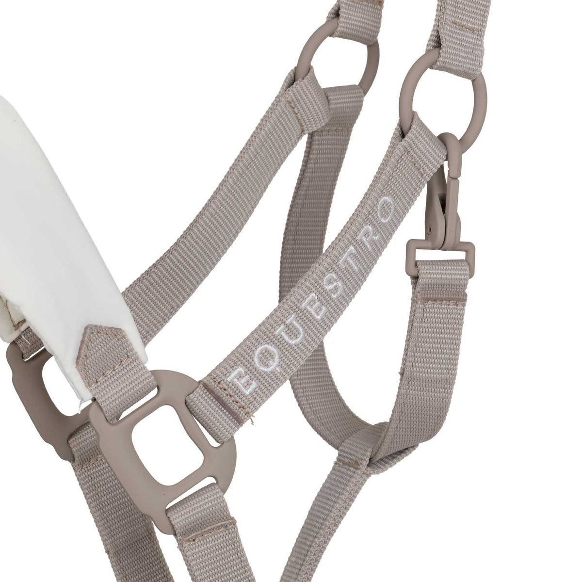 Equestro Technical Halter With Double Adjustment And Rubber-Coated Buckles