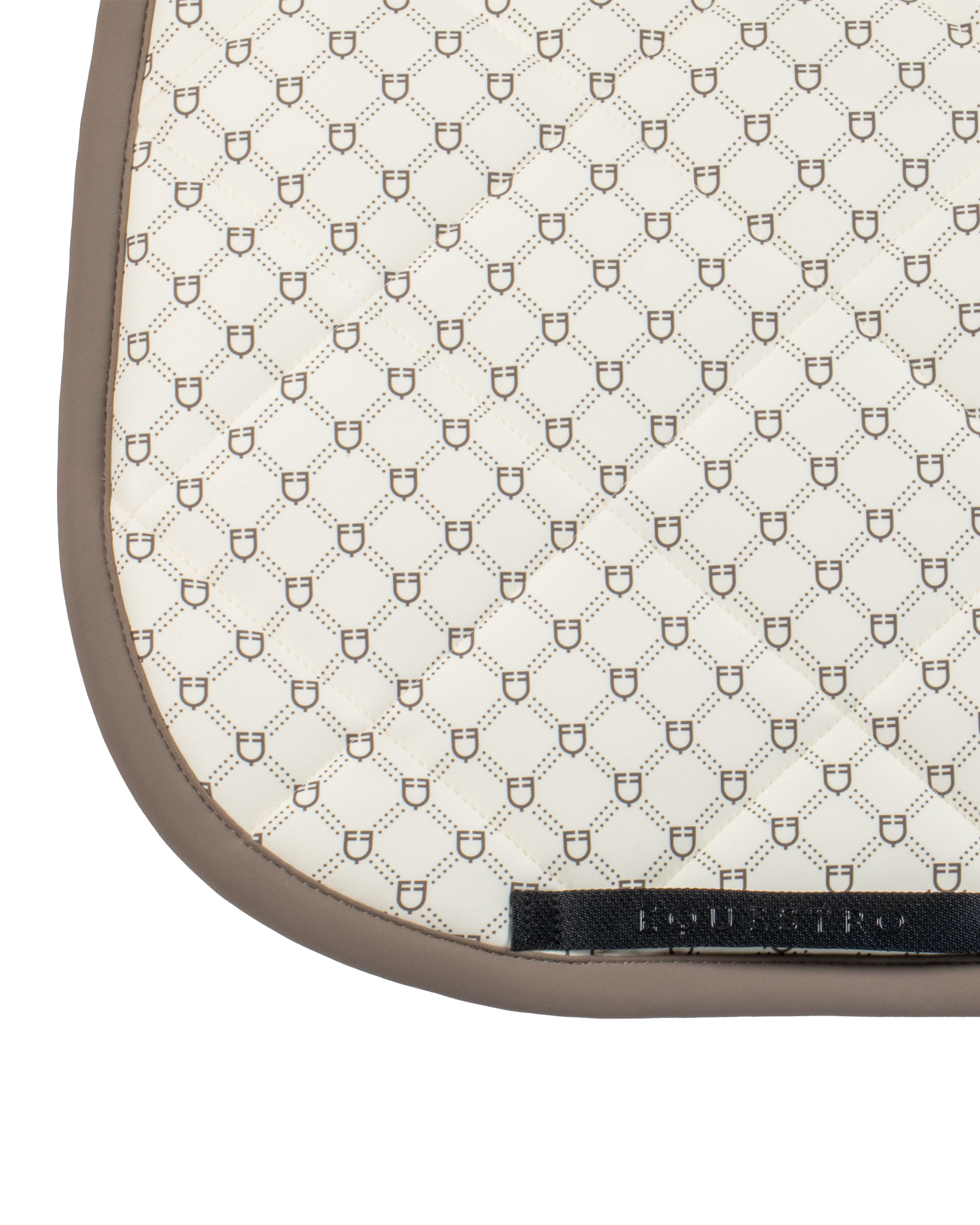 Equestro Dressage Monogran Print Saddle Pad