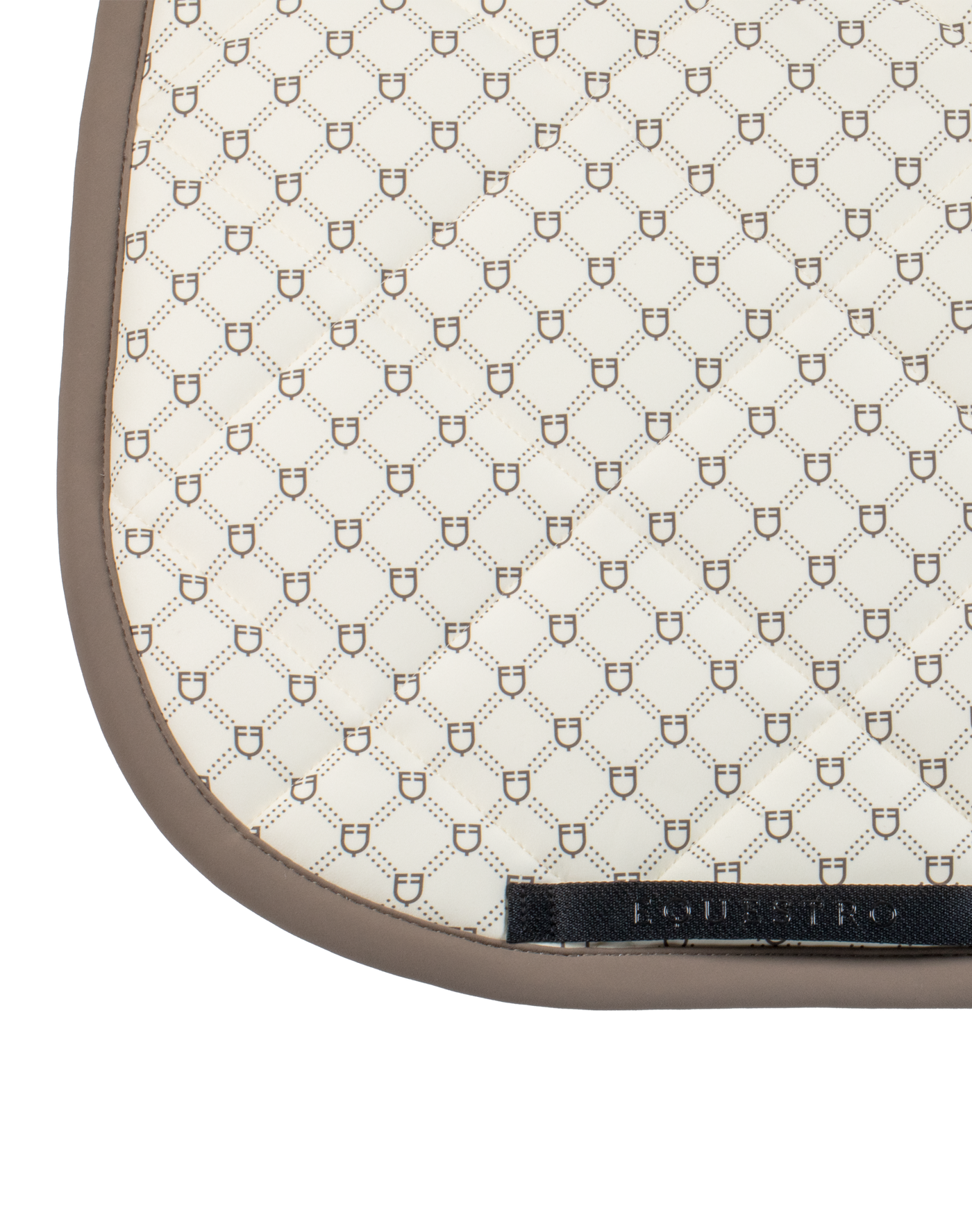 Equestro Dressage Monogran Print Saddle Pad