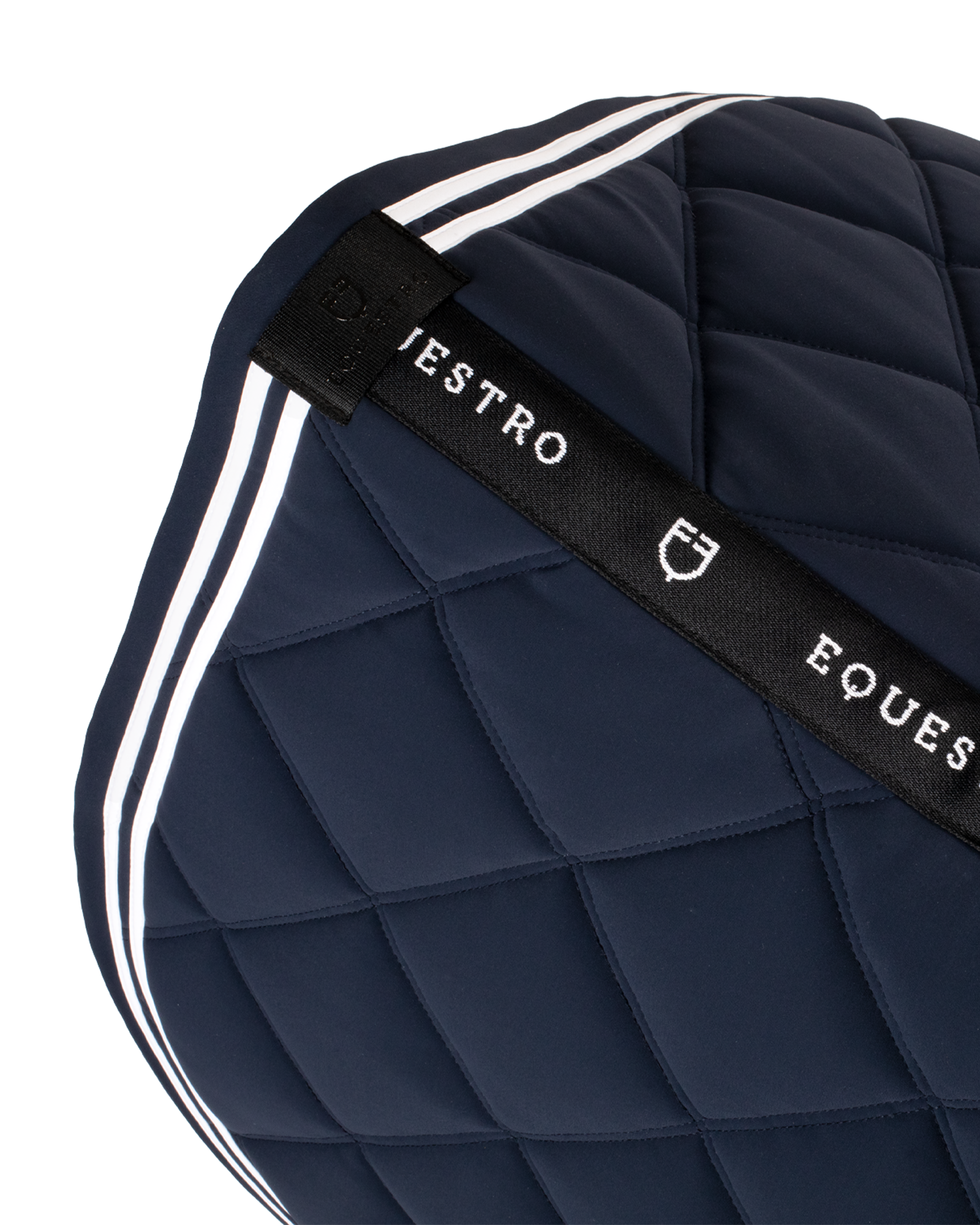 Equestro Double Stribes Quilting Jumping Saddle Pad