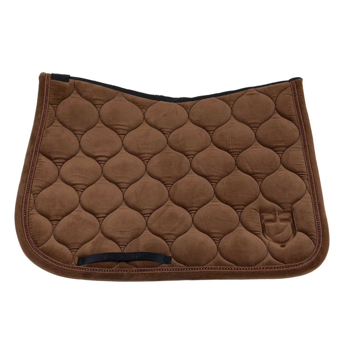 Equestro Velvet Stone Jumping Saddle Pad