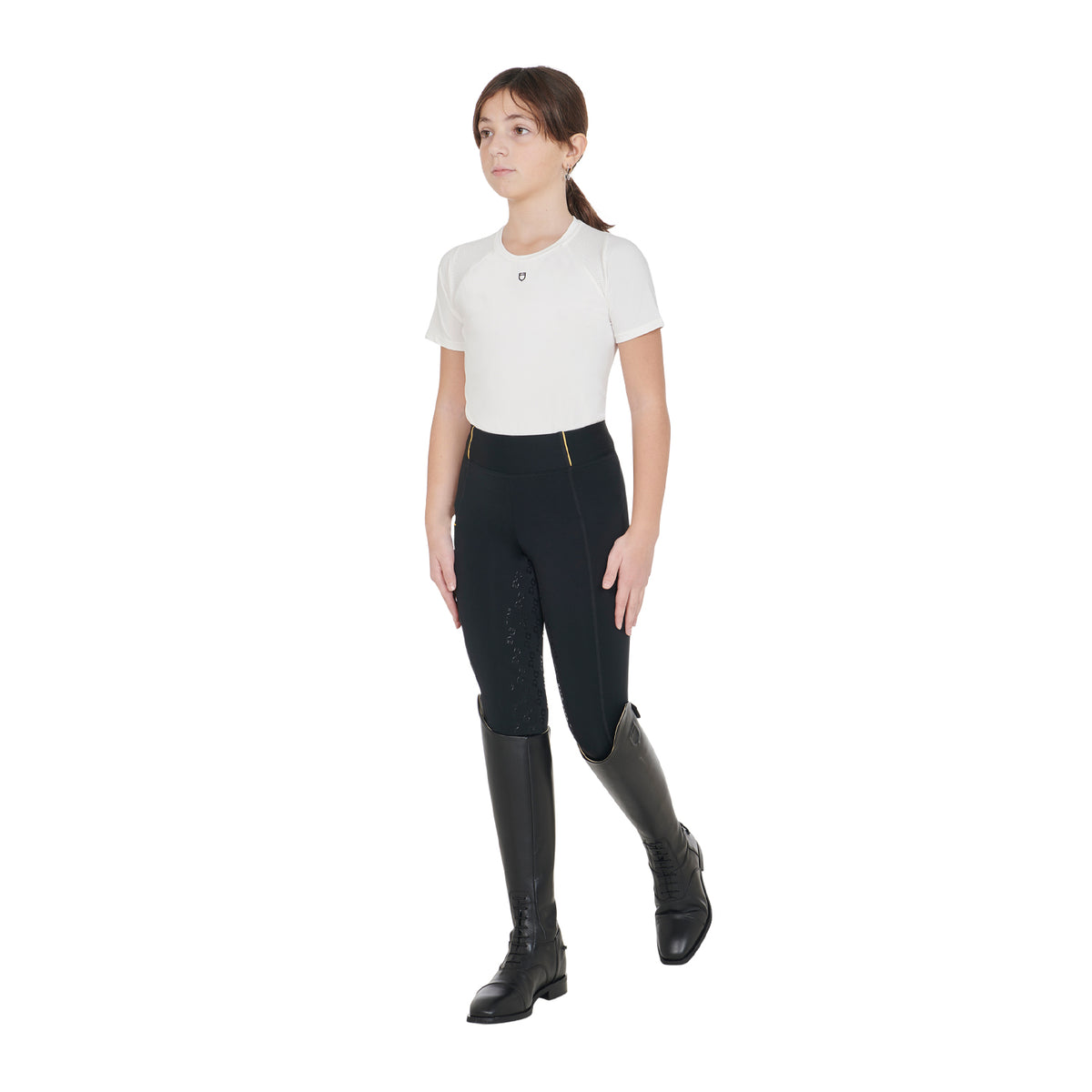 Equestro Girl´s Fleece Lining Classic Leggings