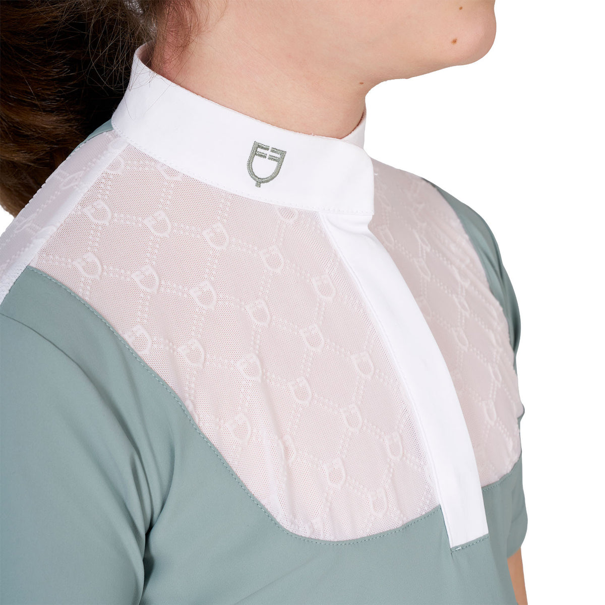 Equestro Girl´s Competiton Polo Shirt With Tulle